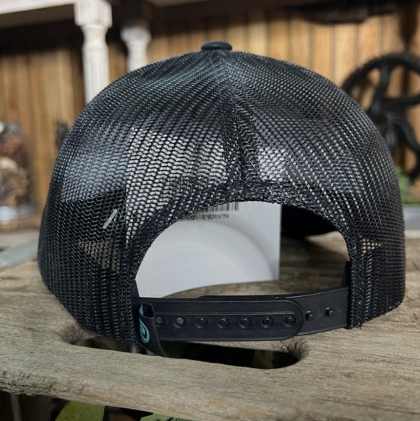 NEW - Rock & Roll Denim Co Skeleton Cowboy Cactus Snapback Trucker Hat