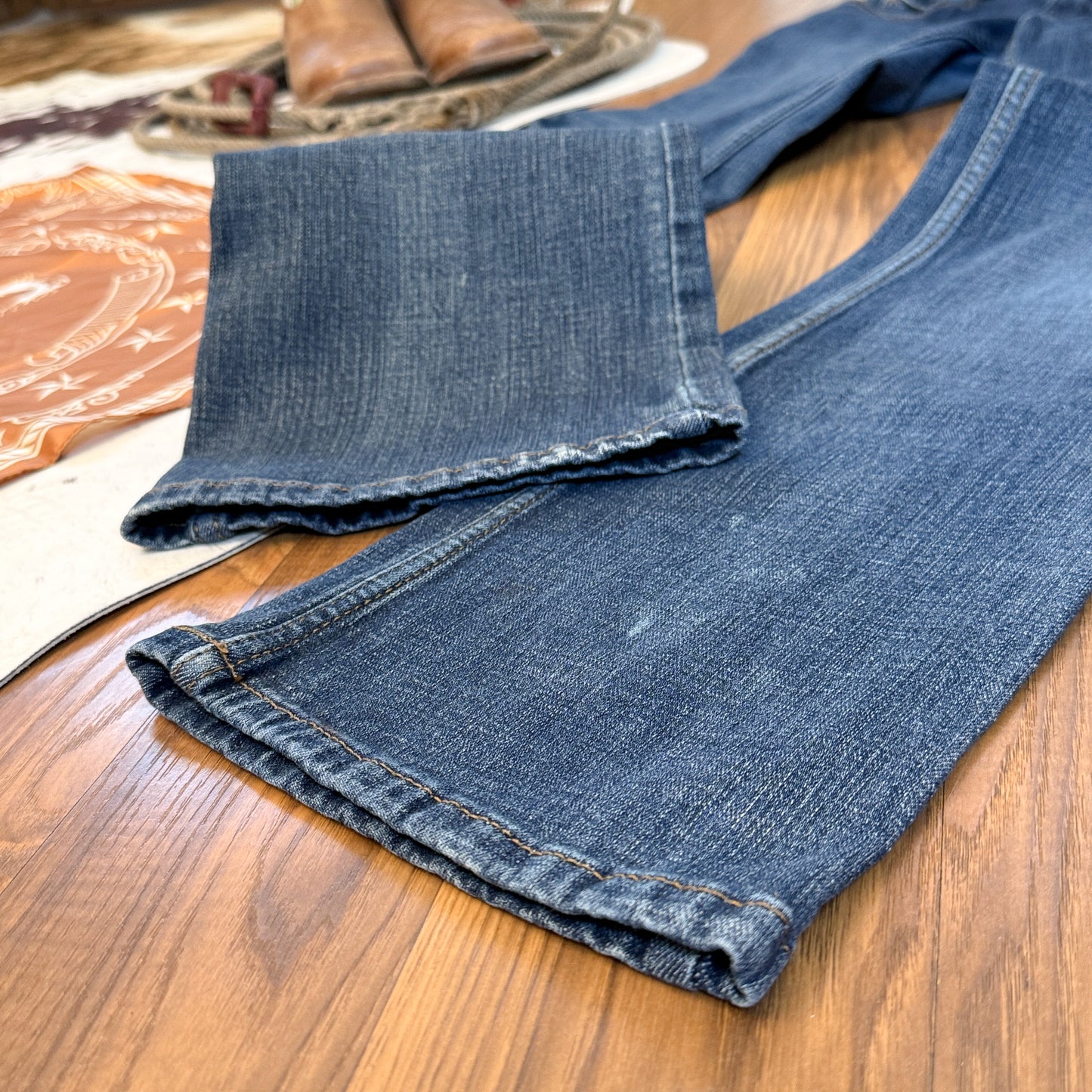 Wrangler Mid Rise Bootcut Women's Riding Stretch Jeans (5)