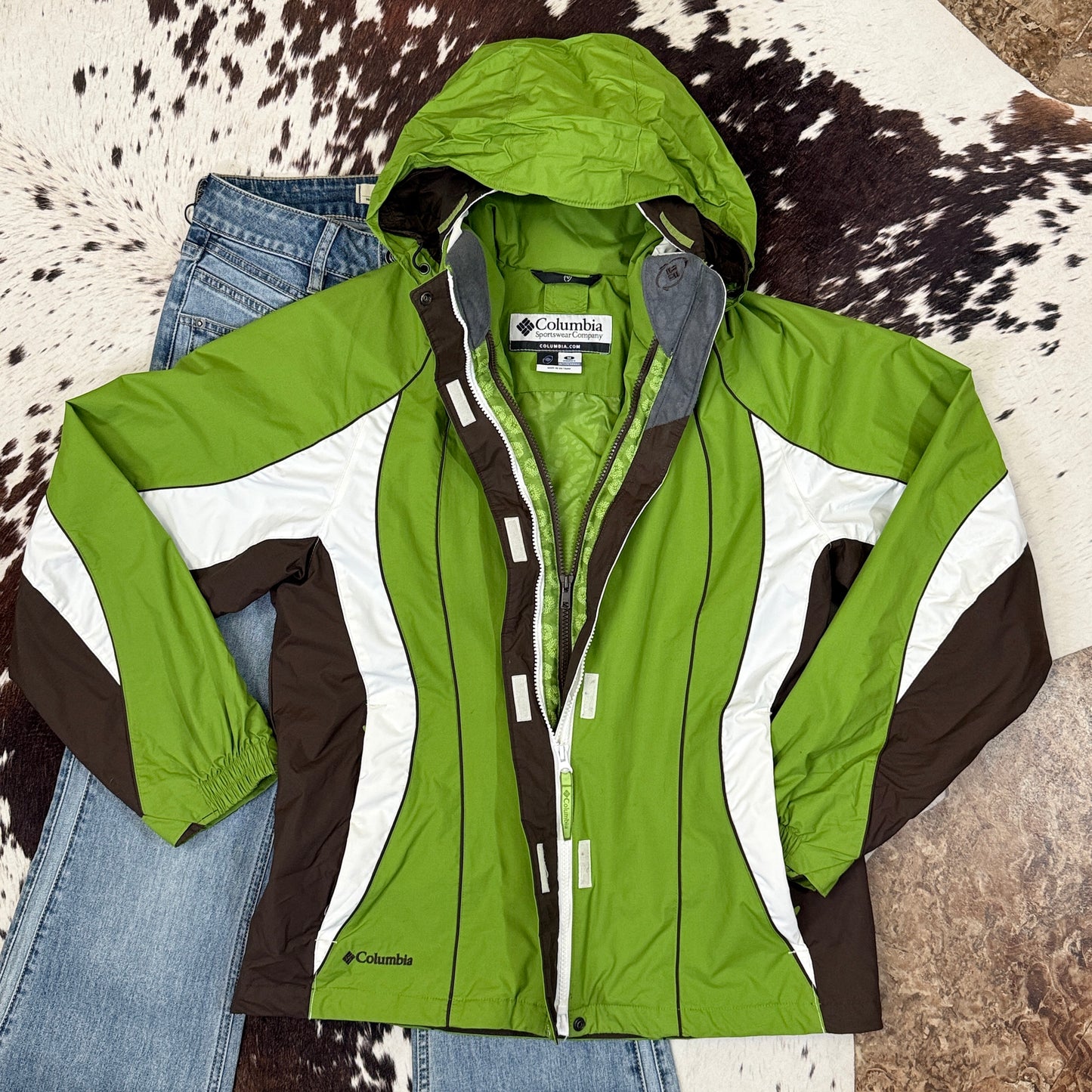 Columbia Interchange Waterproof Shell Ski Winter Jacket (Medium)