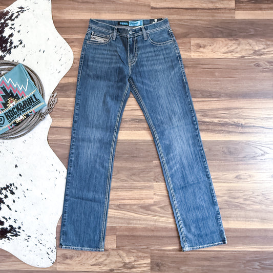 NEW Rock & Roll Denim Revolver Slim Fit Bootcut Jeans (32x34)