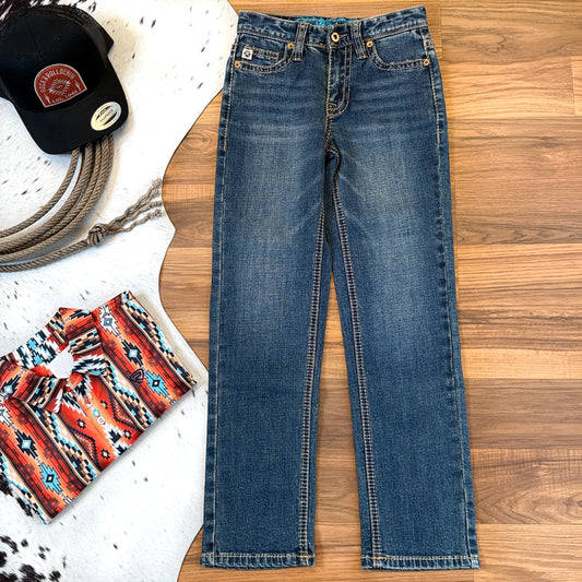 NEW Hooey Boys Revolver Jeans – Slim Fit Straight Bootcut (8R)