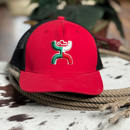Hooey Boquillas Mexico Red & Black Trucker Cap