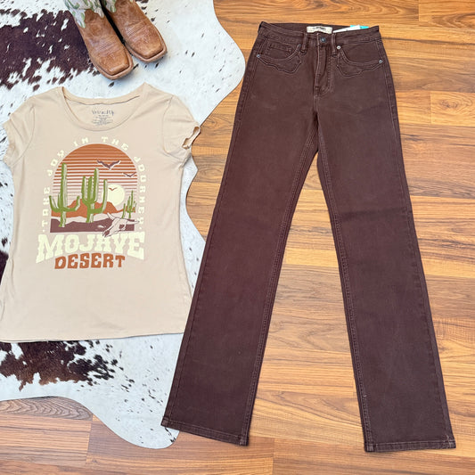 NEW Rock & Roll Denim High Rise Modest Bootcut Jeans (26x34)